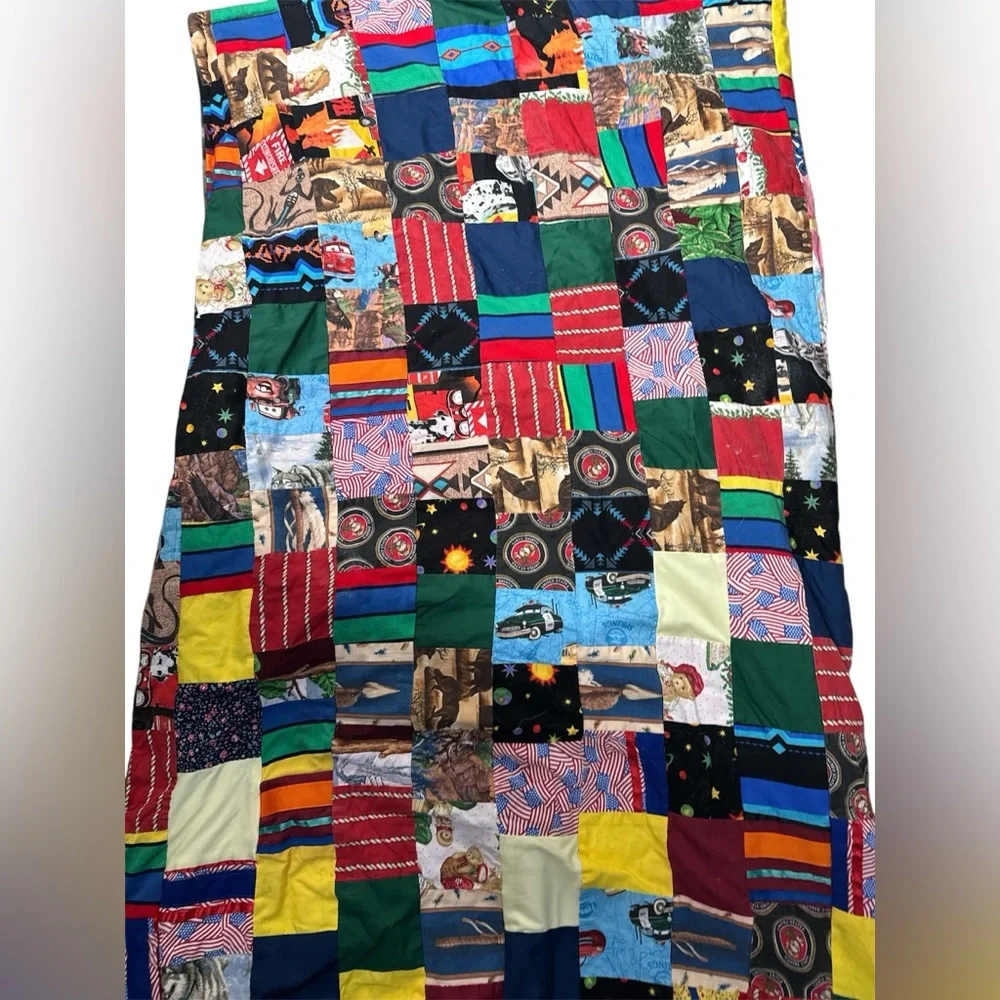homemade vibrant patchwork